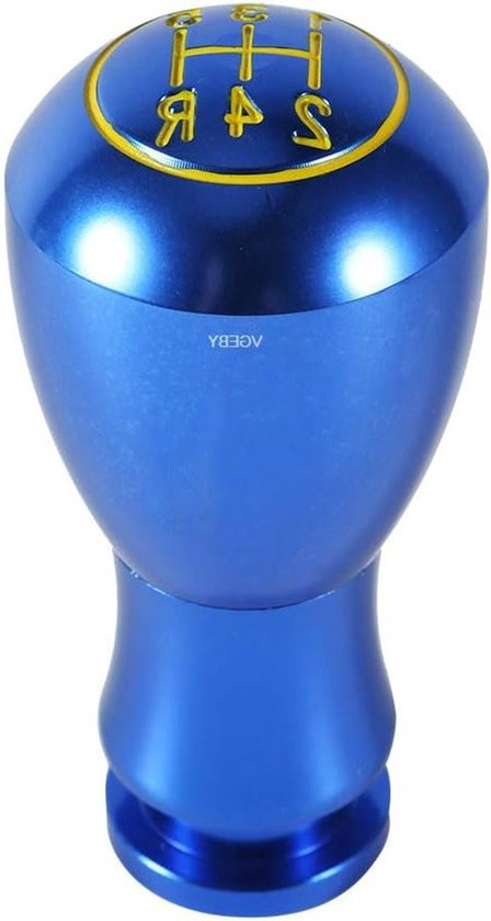 Schaltknauf – Schaltknauf – Fahrzeuginnenraum – Universelle Passform – 9,5 X 4 Cm – Blau