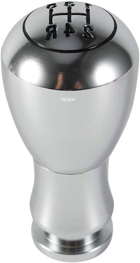Schaltknauf Aus Aluminium – Gangschaltknauf – Aufwertung Des Fahrzeuginnenraums – Universelle Passform – 9,4 Cm – Silber