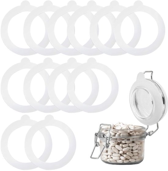 Gummiringe Für Einmachgläser 12er Set Lebensmittelecht 9,7 Cm