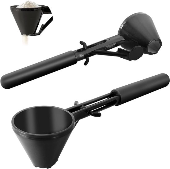 2-in-1 Kaffeelöffel Mit Trichter Auslaufsicheres Befüllen Von Wiederverwendbaren K-cups Mit Kaffeepulver Abwaschbar Präzises Abmessen 2-teilig