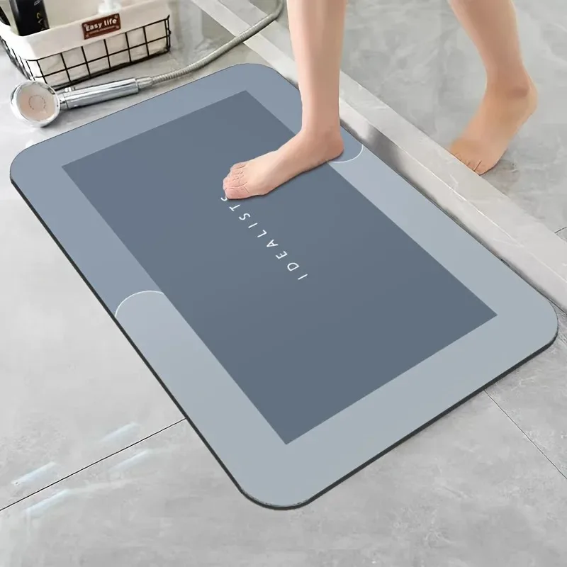 Superabsorbierende Kieselgur-badematte, Rutschfest, Schnelltrocknend, Weich – Ideal Für Küche, Waschküche, Schlafzimmer Und Wohnmobil-badezimmer.