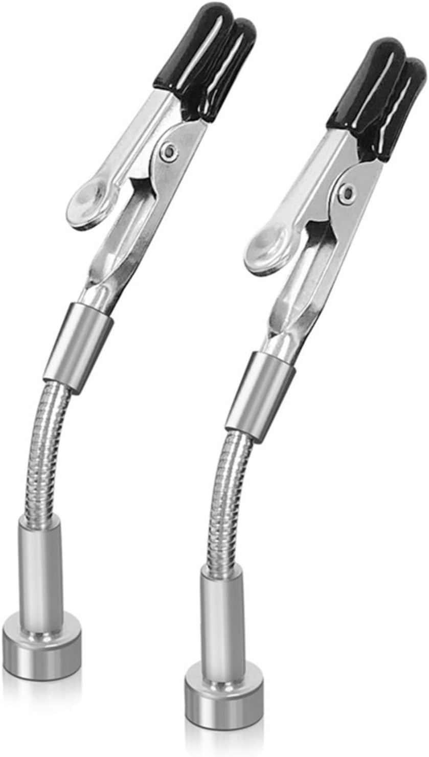 Löthilfe Mit Magnetischem, Flexiblem Arm Und Klemme, Verstellbares, Um 360° Drehbares Leiterplatten-spannwerkzeug, 2er-packung, Silberfarben (2er-packung)