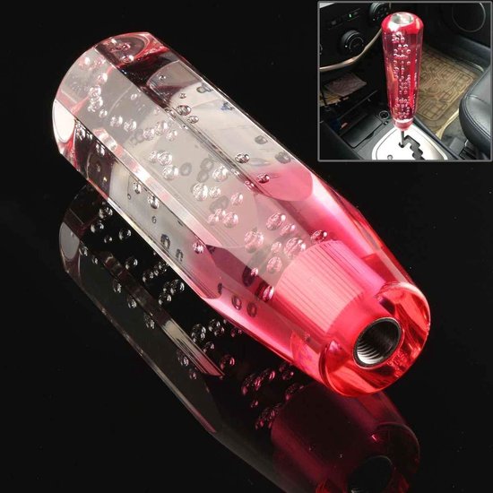 Schaltknauf Manueller Schalthebel Fahrzeuginnenraum Rostbeständiges Design 10 Cm Hoch Rosa Weiß