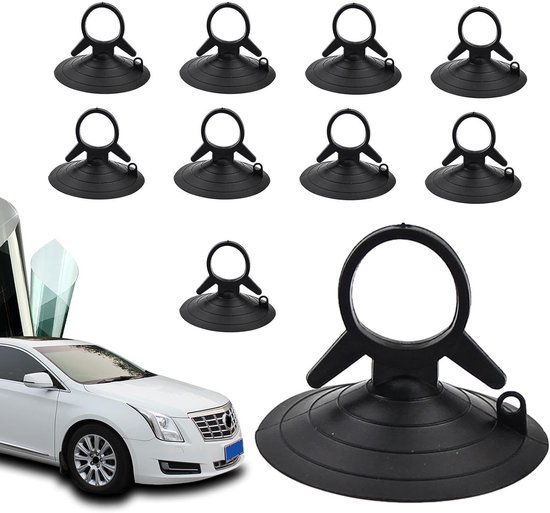 10 Saugnäpfe Für Autoscheiben Uv Beständige Clips Für Windschutzscheiben Gummiclips Paneelanker Montage Und Installationshilfen Für Autos Für Dus