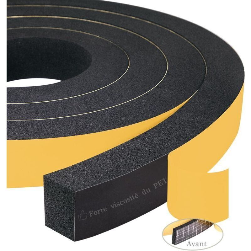 Schaumstoffdichtungsstreifen (2 Rollen, 25 Mm (b) X 20 Mm (h) X 4 M (l), Wetterfest, Stoß- Und Kollisionsbeständig, Zum Schutz Von Möbeln.