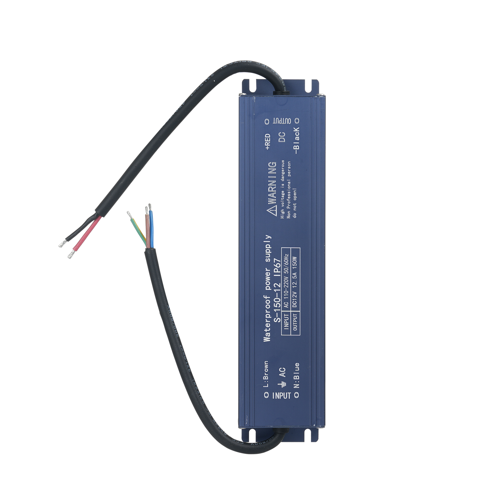 Ip67 Wasserdichter Netzadapter Für Led-beleuchtung, Transformator Und Schaltnetzteil, 12v Dc Ausgang, 150w, Ac 110-220v, Konstantspannung, Für Led-streifen, Außenleuchtkästen, Schilder.