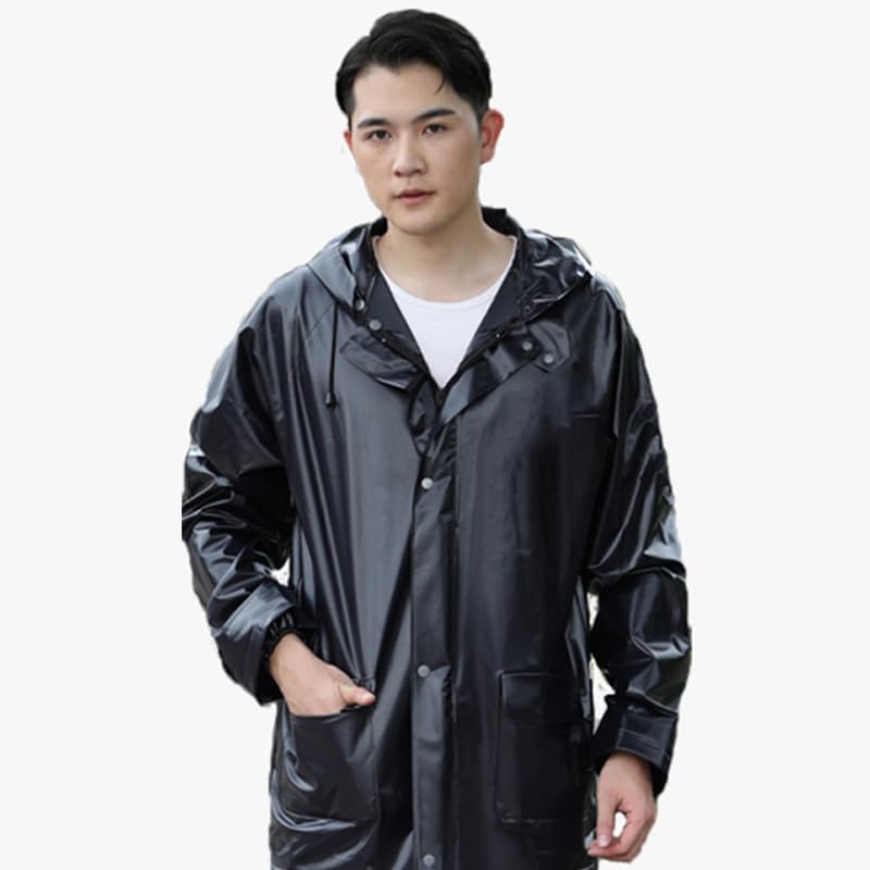 Regenkombi-set Mit Atmungsaktiver, Wasserdichter Jacke Und Regenhose Für Outdoor-radtouren, Winddicht, Komplett Wasserdichter Pvc-anzug Für Damen Und Herren