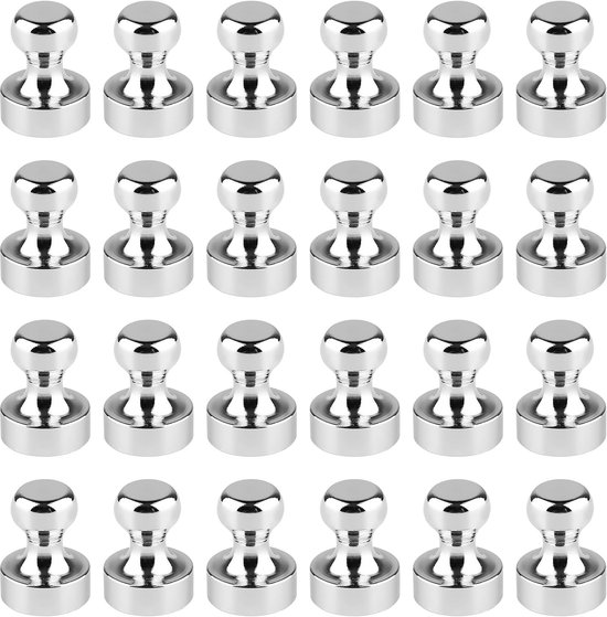 24 Starke Magnete, Kühlschrankmagnete, Neodym Magnete, Magnetplattenmagnete, Kleine Starke Magnete Für Küche, Büro, Schule, Studium
