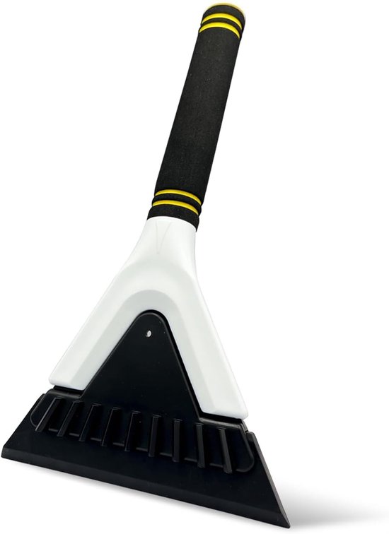 Eiskratzer – 1-teiliger Eiskratzer Für Die Windschutzscheibe, Abs, Ergonomischer, Rutschfester Griff, 27 X 14,5 Cm, Weiß, Passend Für Sehauseu