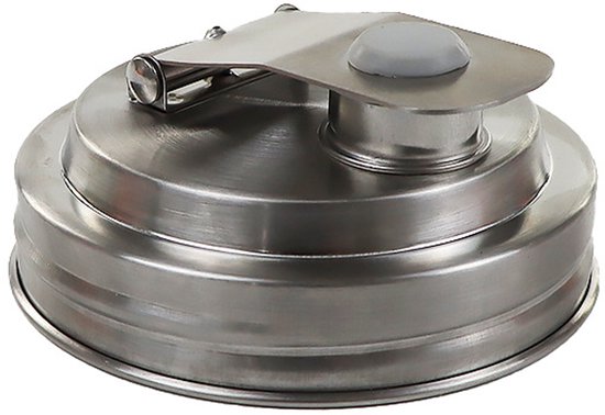 Mason-jar-deckel Ersatzdeckel Aus Edelstahl Geeignet Für Einmachgläser Gewürzgläser Müsligläser Marmeladengläser Und Getränkeflaschen Silber