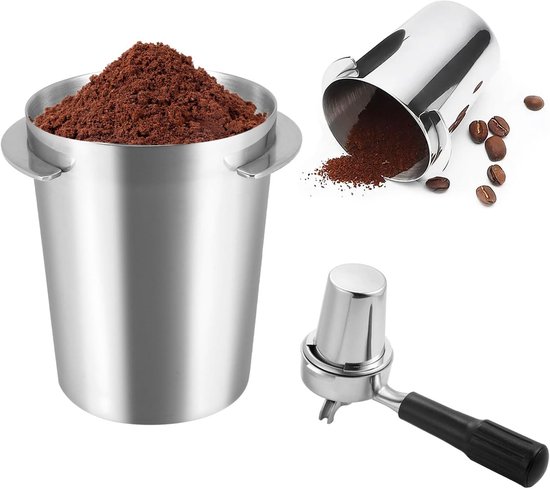 Kaffeesiebträger, Dosierbecher Aus Edelstahl, Dosierbecher Für Kaffeepulver, Dosierbecher Für Kaffeemühlen, Dosierbecher Für Espressomaschinen, S