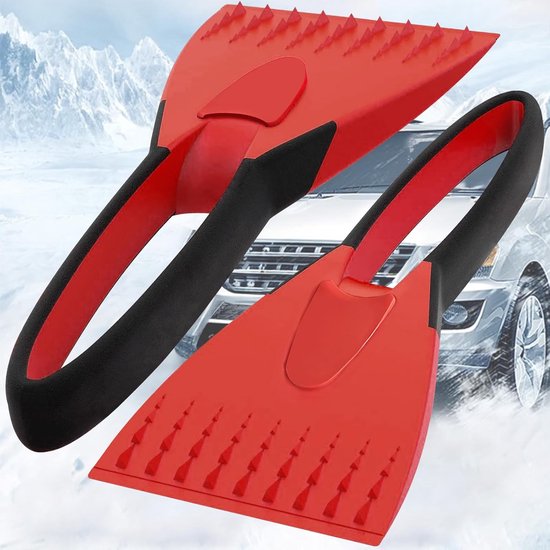 Eiskratzer – 2-teiliges Auto-eiskratzer-set, Eiskratzer Für Die Windschutzscheibe, Geeignet Für Heck- Und Seitenscheiben, Winterwerkzeug
