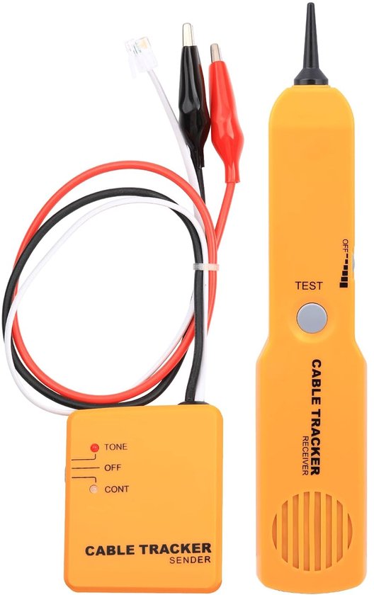 Mehrzweck Kabelsuch Und Stromkreisprüfset Mit Tongenerator, Drahtsuchgerät, Kabelsuchgerät, Klemmen Und Rj11 Stecker