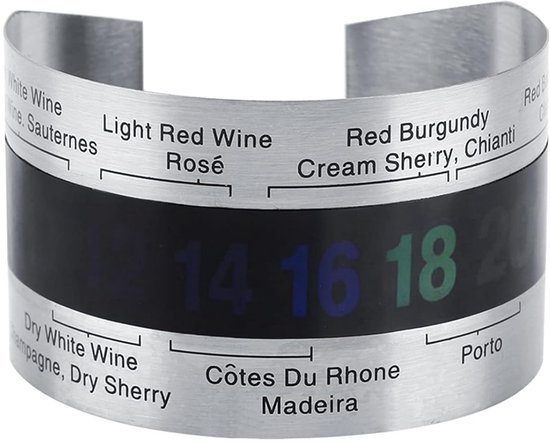 Weinthermometer, Flaschenförmiger Temperatursensor, Weintemperatursensor Mit Lcd Anzeige, Für Bier Und Rotwein, Schnelles Und Direktes Weinthermo