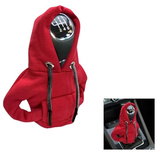 Schalthebel Hoodie, Modische Schalthebelabdeckung, Mini Auto Schalthebel Hoodie, Witzige Auto Accessoires, Universelles Auto Dekorationszubehör
