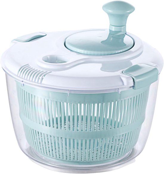 Salatschleuder Salatschleuder Mit Deckel, 5 L, Aus Verbessertem, Bruch Und Hitzebeständigem Material, Gemüseschleuder/trockner, Sicher Und Für Ve