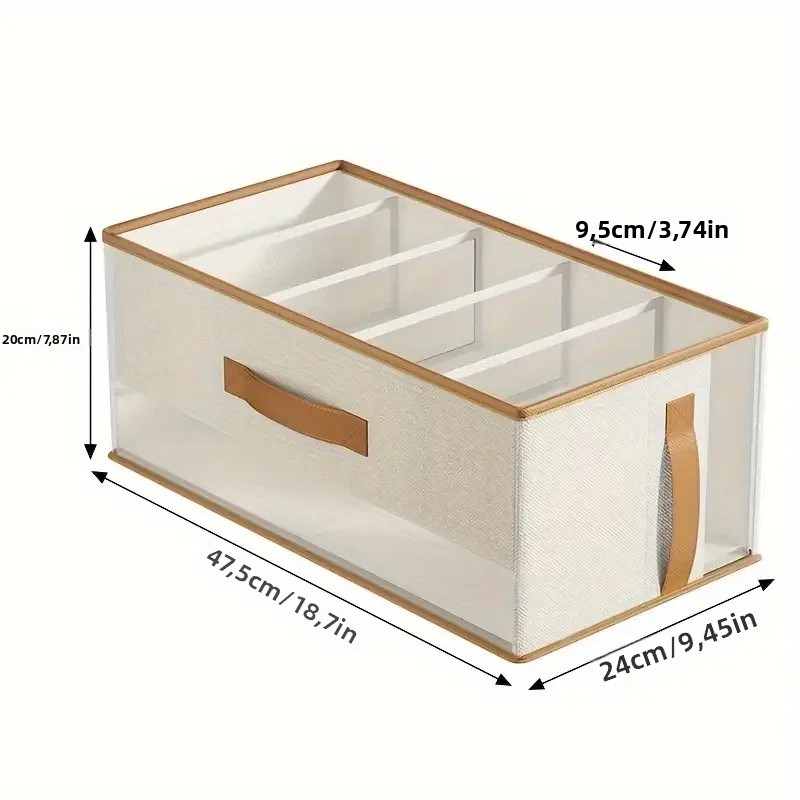 Großzügiger Handtaschen-organizer, Multifunktionale Aufbewahrungsbox Mit Fächern Für Kleidung Und Hosen, Umweltfreundlich Und Modern