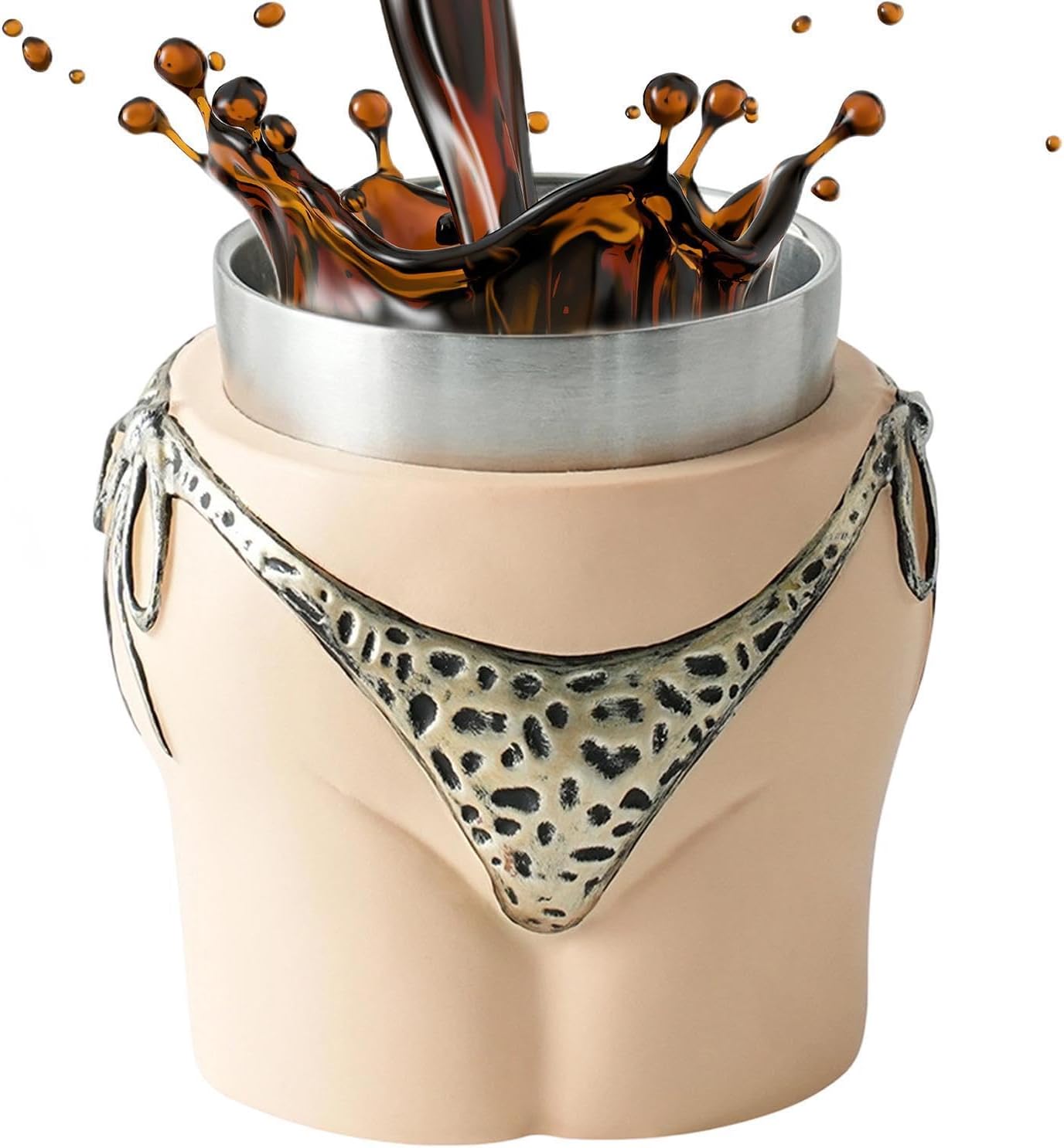Kaffeebecher Aus Edelstahl, Doppelwandig, Aus Kunstharz Edelstahlbecher, Ideal Für Milch, Limonade, Tee, Saft, Zuhause, Schule, Büro, Bar, Restaurant Und Partys