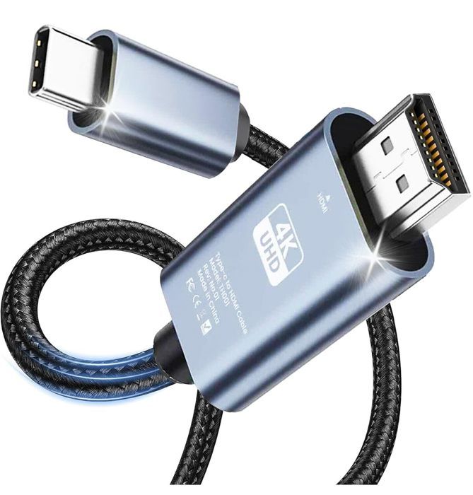 Hdmi-kabel – Usb-c Auf Hdmi – 4k 60 Hz – 2 Meter – Kompatibel Mit Surface, Macbook Und Ipad