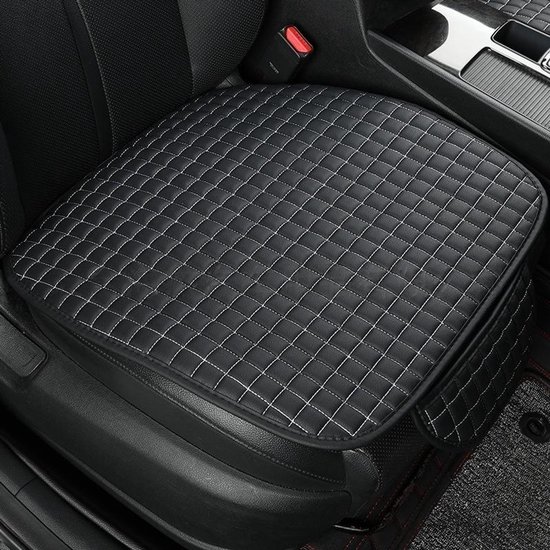 2 Autositzkissen 2er-set Universelle Sitzbezüge Vordersitze Autositzschutz Sitzkissen Kratzfest Autositzbezug Rutschfeste Unterseite Pu-leder Und Blau