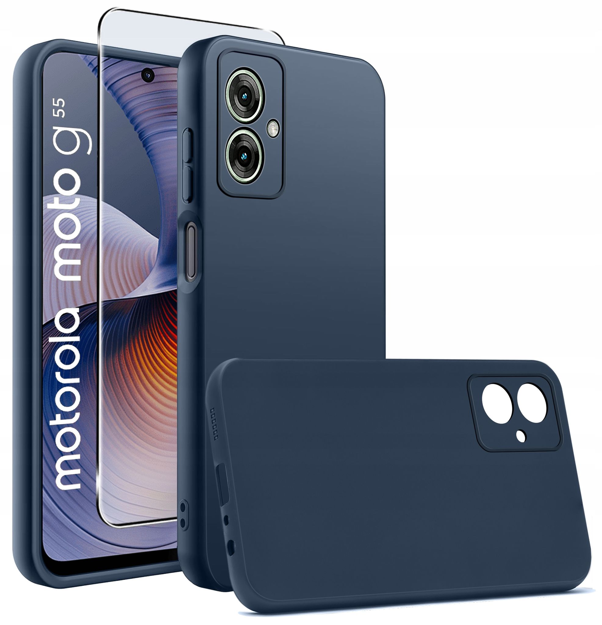 Alecase Schutzhülle Für Motorola Moto G55 5g Blau