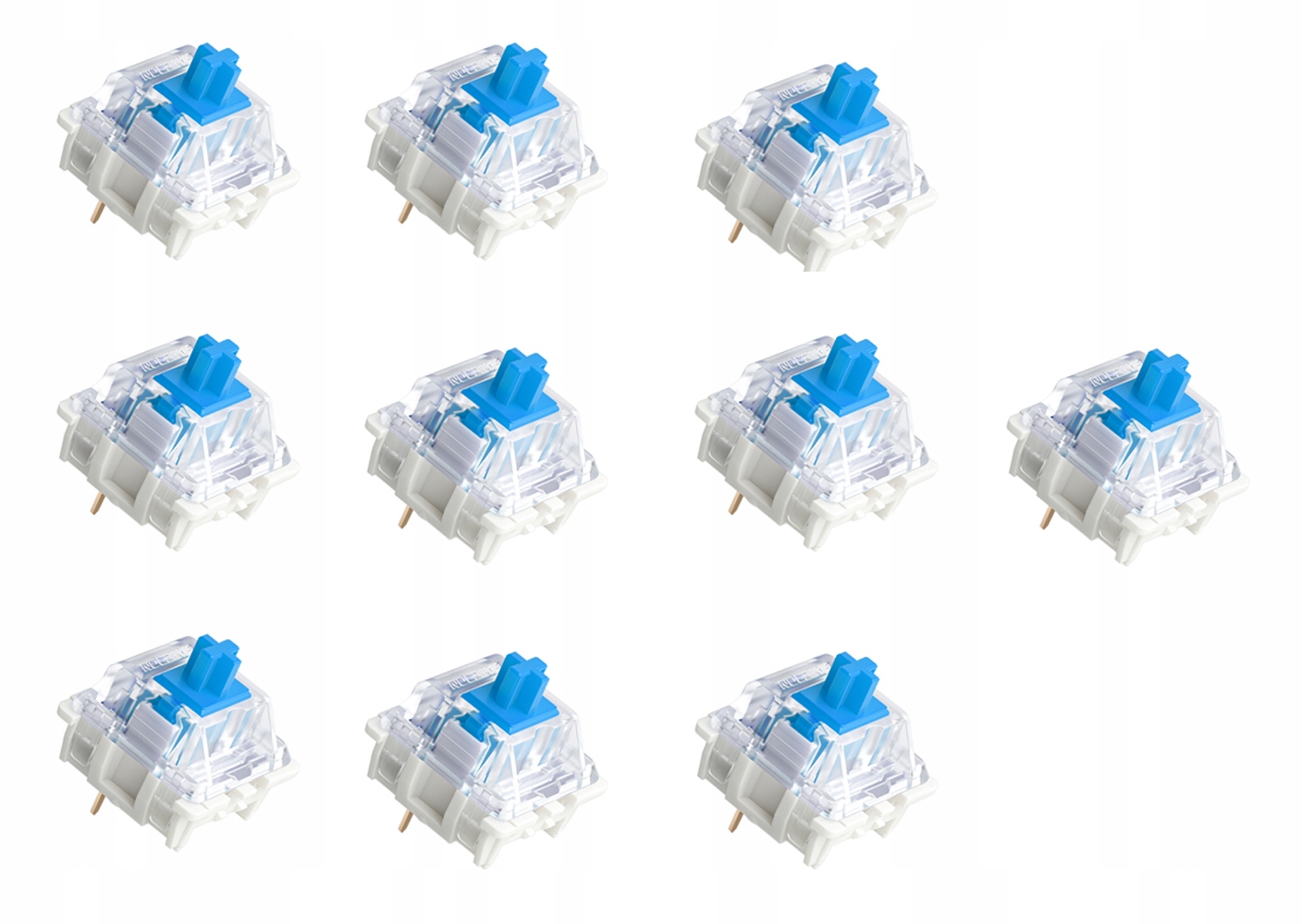 Rk Blue Switch Schalter, 10 Stück Für Mechanische Tastaturen