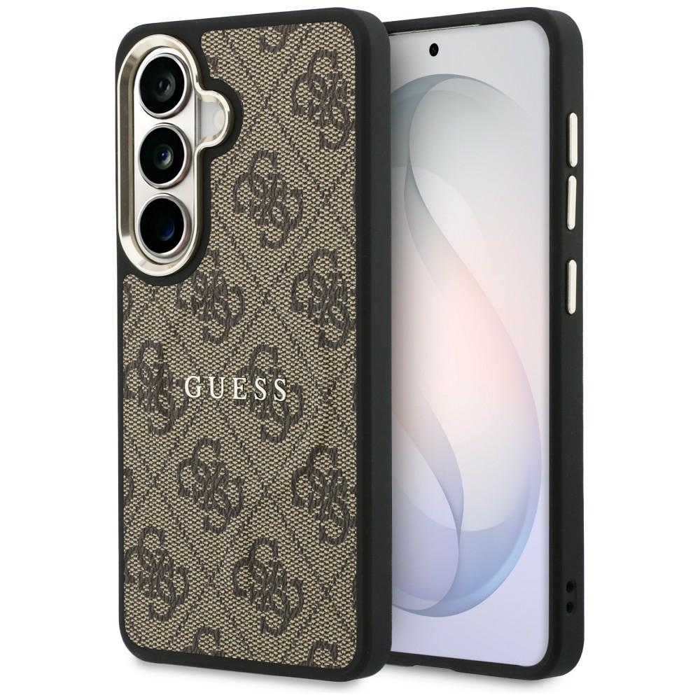 Guess 4g Embossed Ring Magsafe Hülle Für Samsung Galaxy S26+ Braun