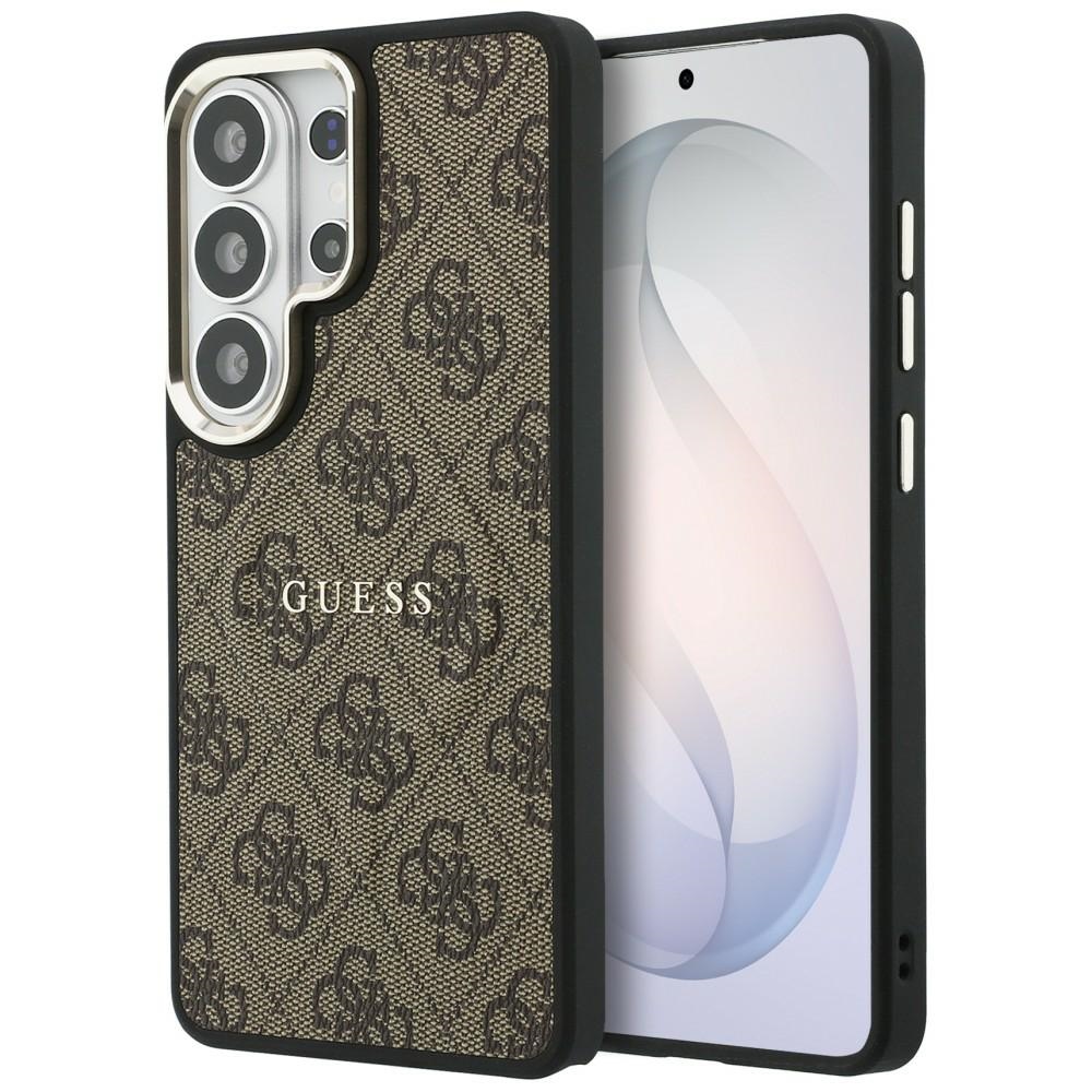 Guess 4g Embossed Ring Magsafe Hülle Für Samsung Galaxy S26 Ultra Braun