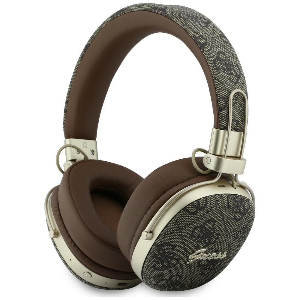 Guess Bluetooth Enc Metal 4g Script Logo Braune Over-ear-kopfhörer