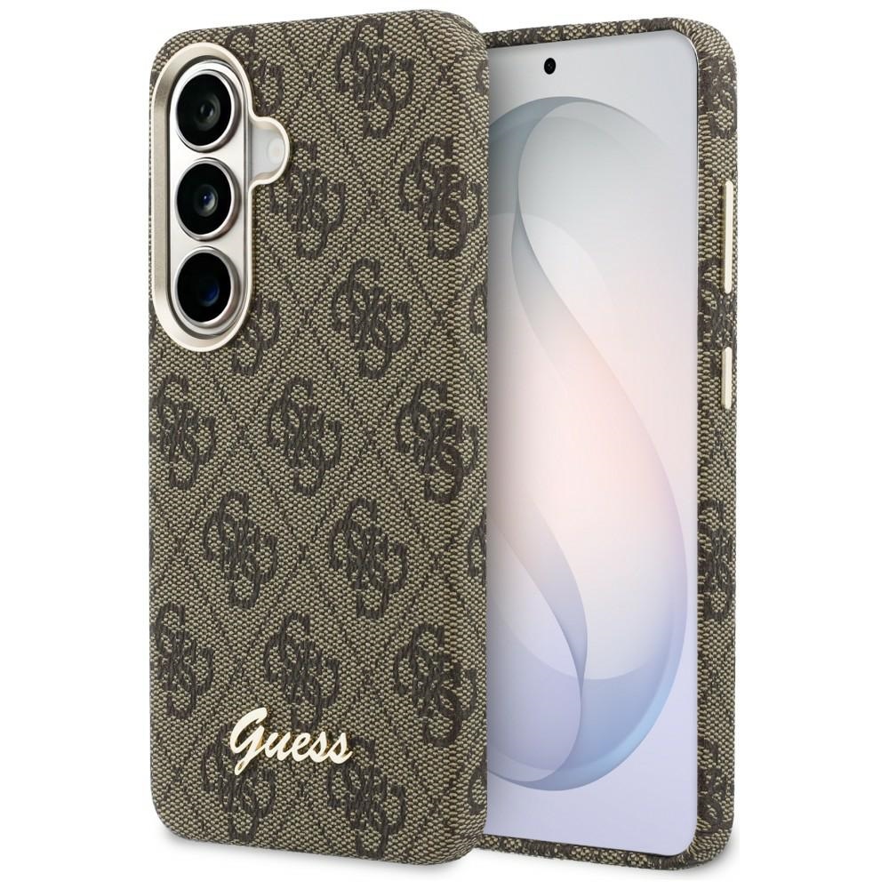 Guess 4g Script Magsafe Hülle Für Samsung Galaxy S26 Braun