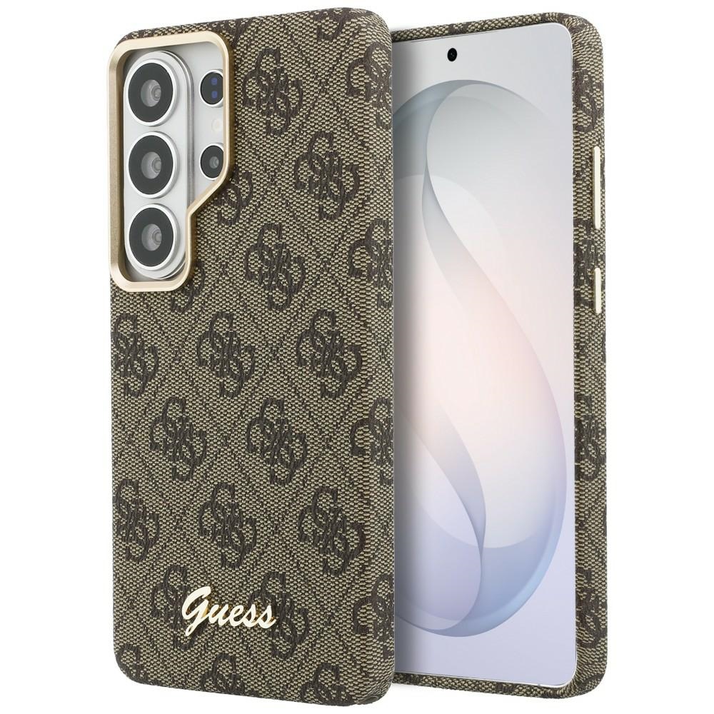 Guess 4g Script Magsafe Hülle Für Samsung Galaxy S26 Ultra Braun