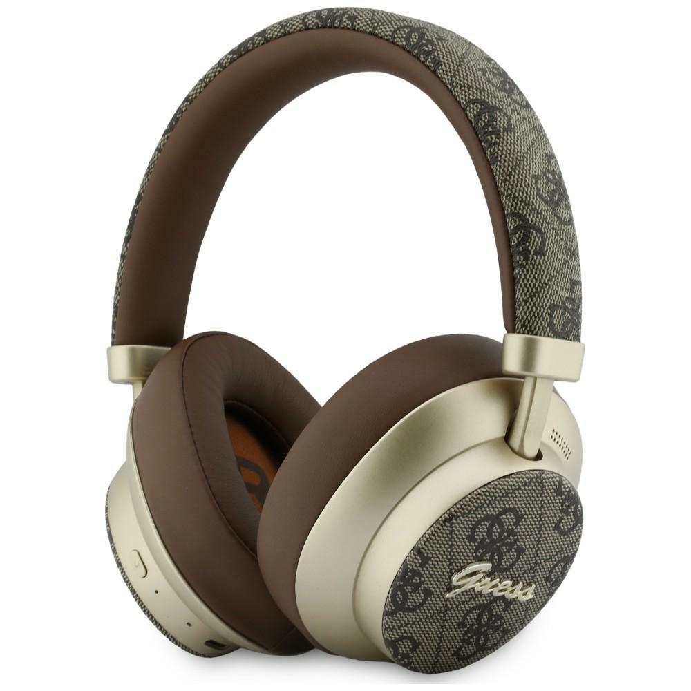 Guess Bluetooth Enc 4g Gold Script Metal Brown Over-ear-kopfhörer