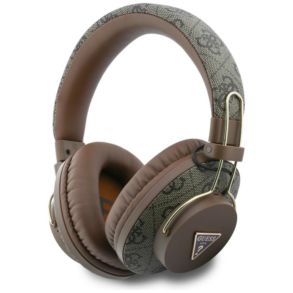 Guess Triangle Logo Bluetooth Enc Braune Over-ear-kopfhörer