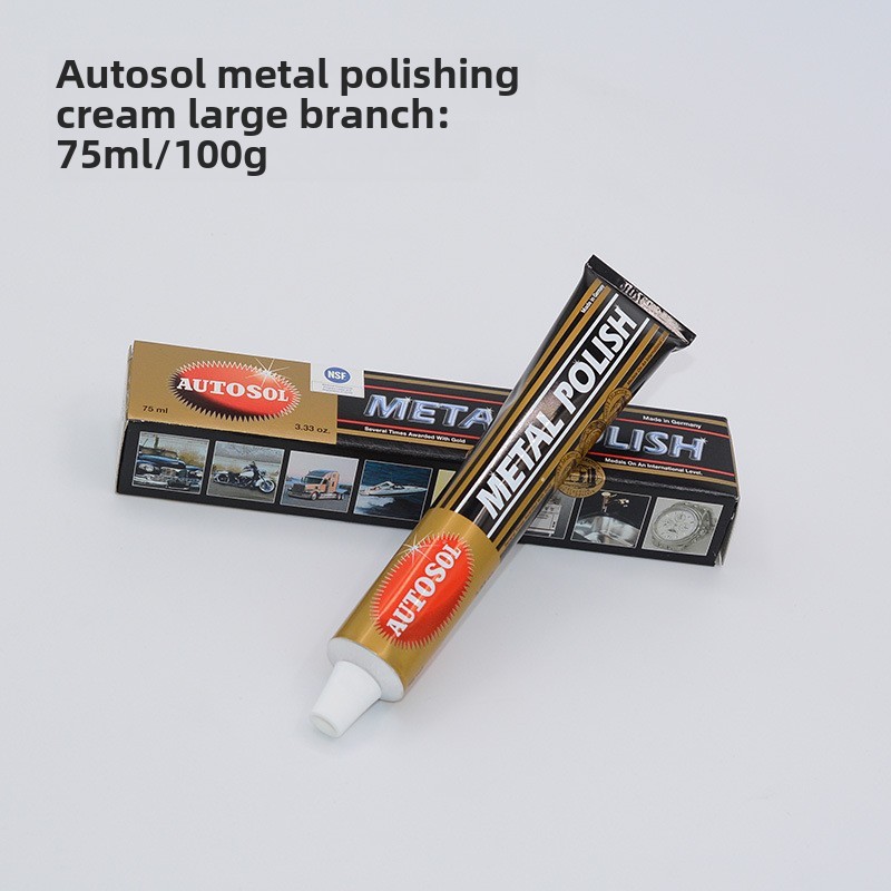 Autosol Deutsche Metallpolierpaste, Polierpaste Für Beschläge, Kupferschutzpaste 50 G 100 G (100 G [75 Ml Pro Dose])