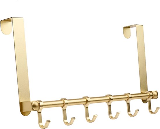 Türhaken – 6 Haken – Gold