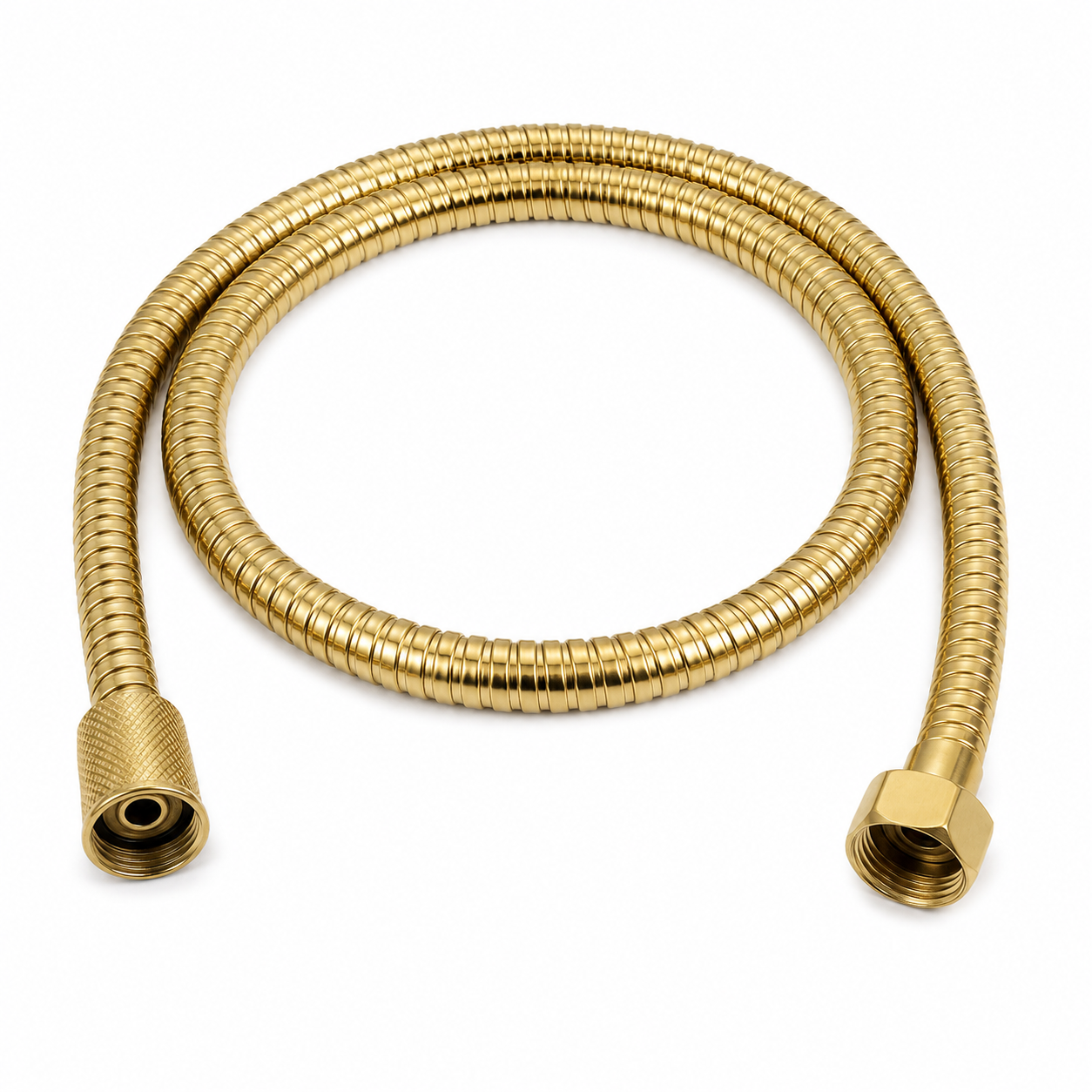 Duschschlauch Aus Gebürstetem Edelstahl 304 Gold Für Badezimmer 150 Cm