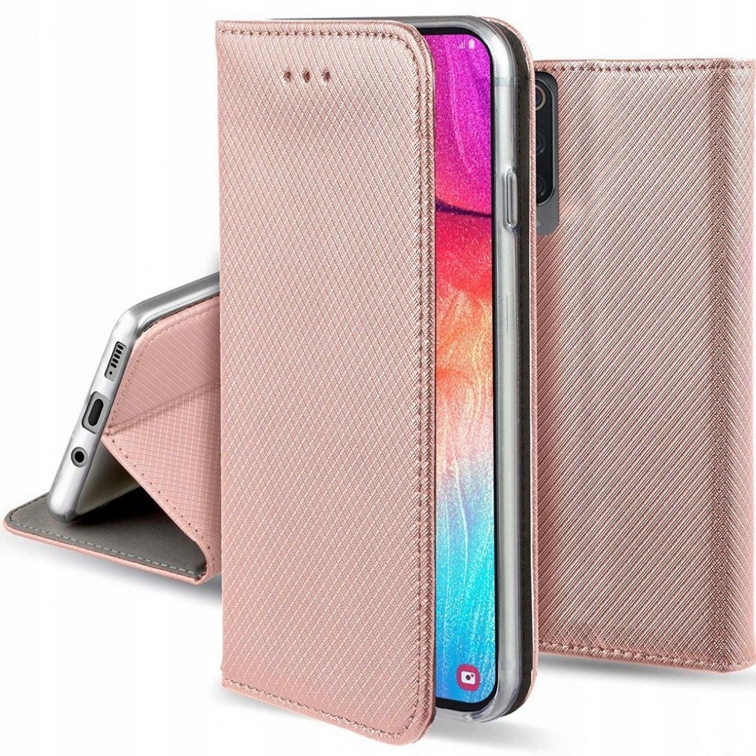 Hülle Für Iphone 12 Pro Max Smart Book Magnet Gold Book + Glass