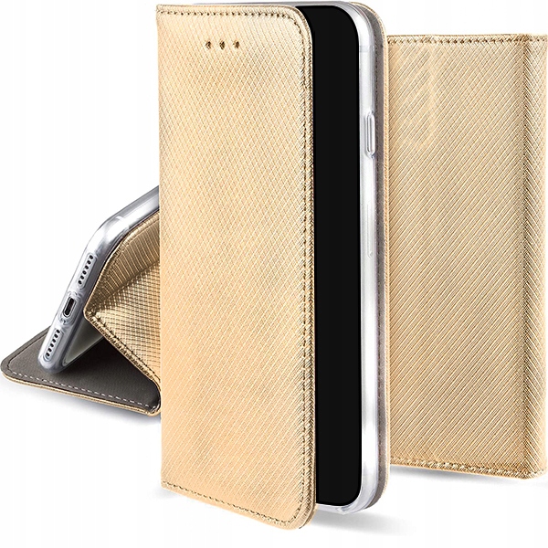 Schutzhülle Für Xiaomi Redmi 9a / 9at / 9i Smart Book Case Gold Wallet + Glas