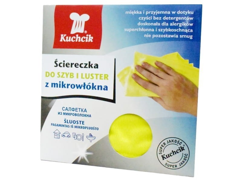 Küchen-mikrofasertuch Zur Reinigung Von Glas Und Spiegeln, 30 X 30 Cm