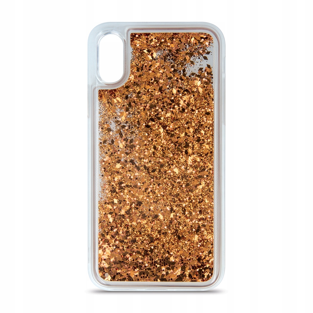 Flüssiggold-glitzerhülle Für Iphone 14 + Glas