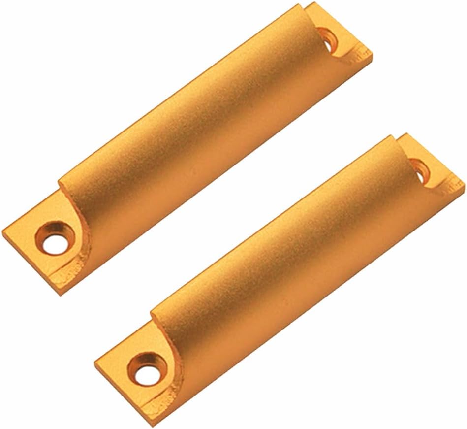 Pack Of 2 Balcony Door Handles, Exterior, Aluminium Alloy Handle, Sliding Door Handle For Windows, Balcony Doors, Sliding Doors, Drawers, Gold