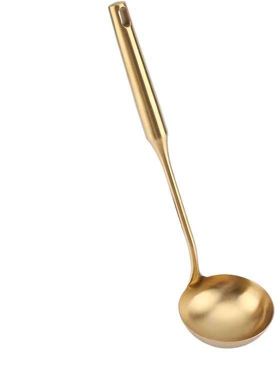 Suppenlöffel Edelstahl Gold