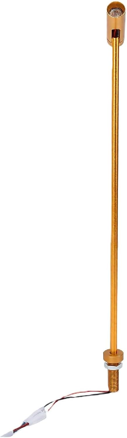 Led-projektor Für Schmuckvitrinen, Aluminiumlegierung, Höhenverstellbar Mit Augenschonender Beleuchtung Für Verkaufsdisplays Und Dekoration (gold)