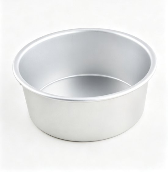 Runde, Eloxierte Aluminium-backform, 20 Cm, Silber
