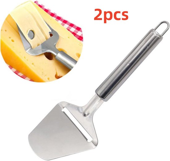 Käsehobel Edelstahl Multifunktionaler Käsehobel Handhobel Silber Antihaftbeschichtung Zum Kochen Und Käsesorten 2 Stück