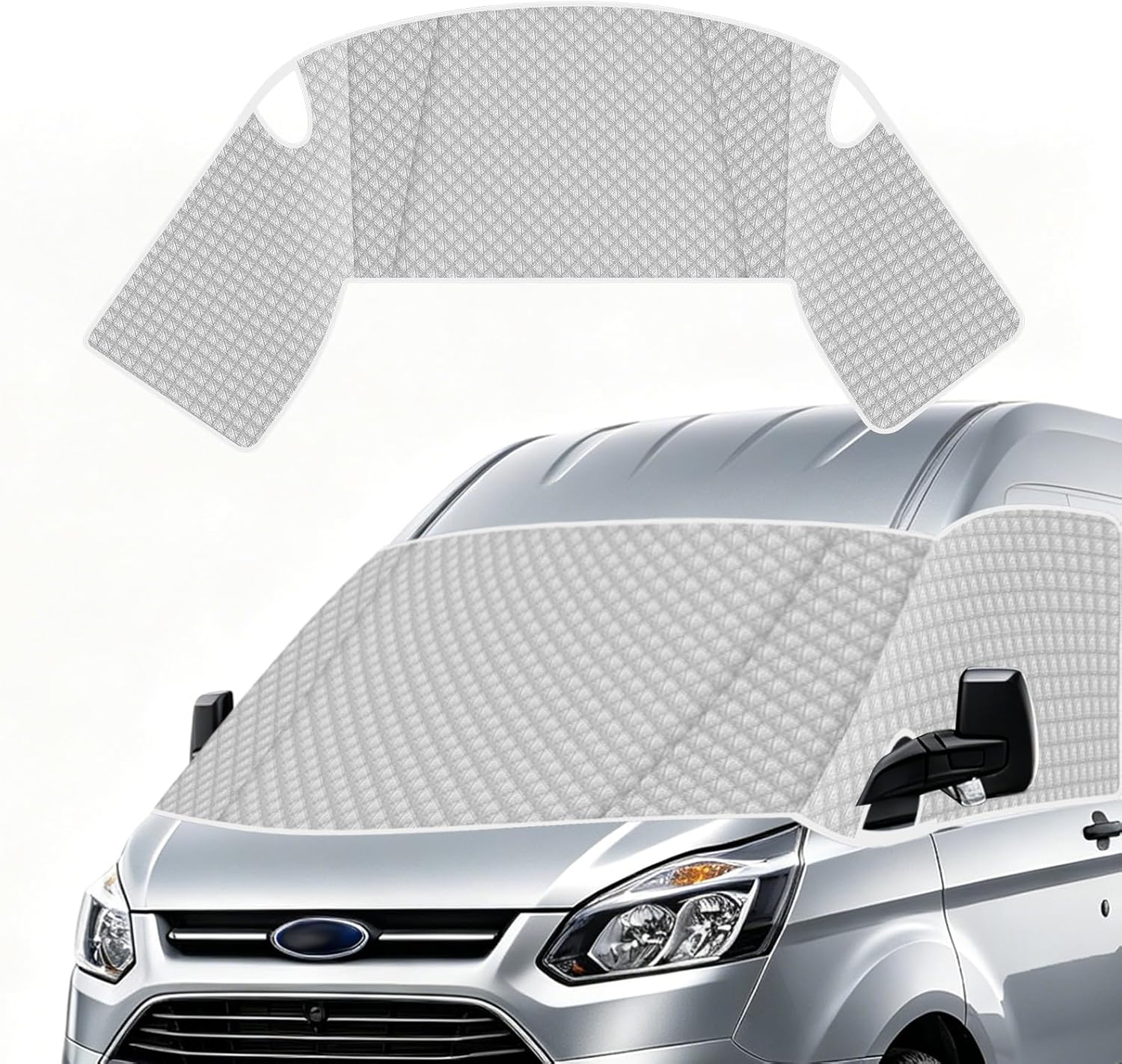 Windschutzscheibenabdeckung Kompatibel Mit Ford Transit 2015–2025 Mk8 & Mk9, Wohnmobil-frontscheibenabdeckung Mit Tasche, Ganzjähriger Schutz