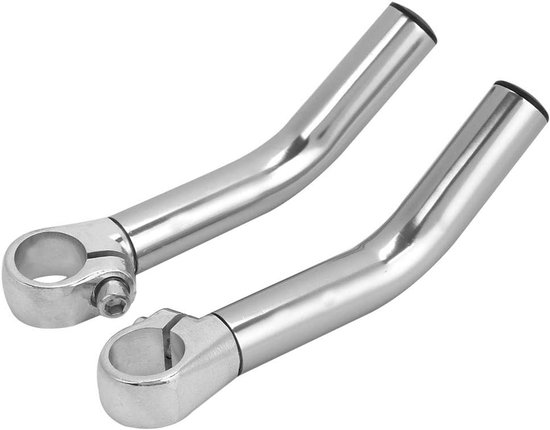 2 Stück Fahrradlenkerhörnchen, Fahrradpolster Aus Aluminiumlegierung Als Ersatzteil (silber)