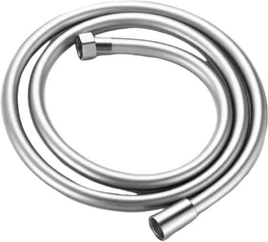 Silberner Pvc-hochdruckduschschlauch – Flexibel – Glatt – Praktischer Badezimmerschlauch – 3m