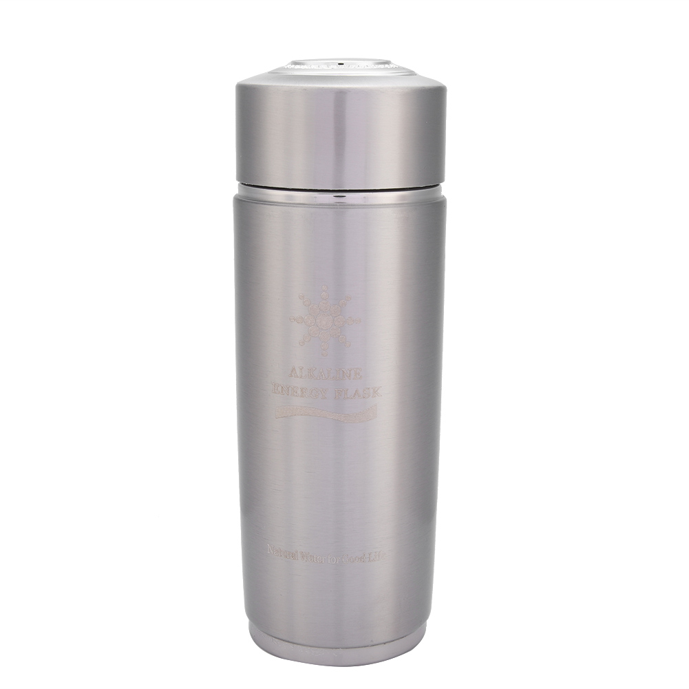 Nano Balance Bio Energy Ionisator Tragbare Edelstahl-alkaliwasserflasche (silber)