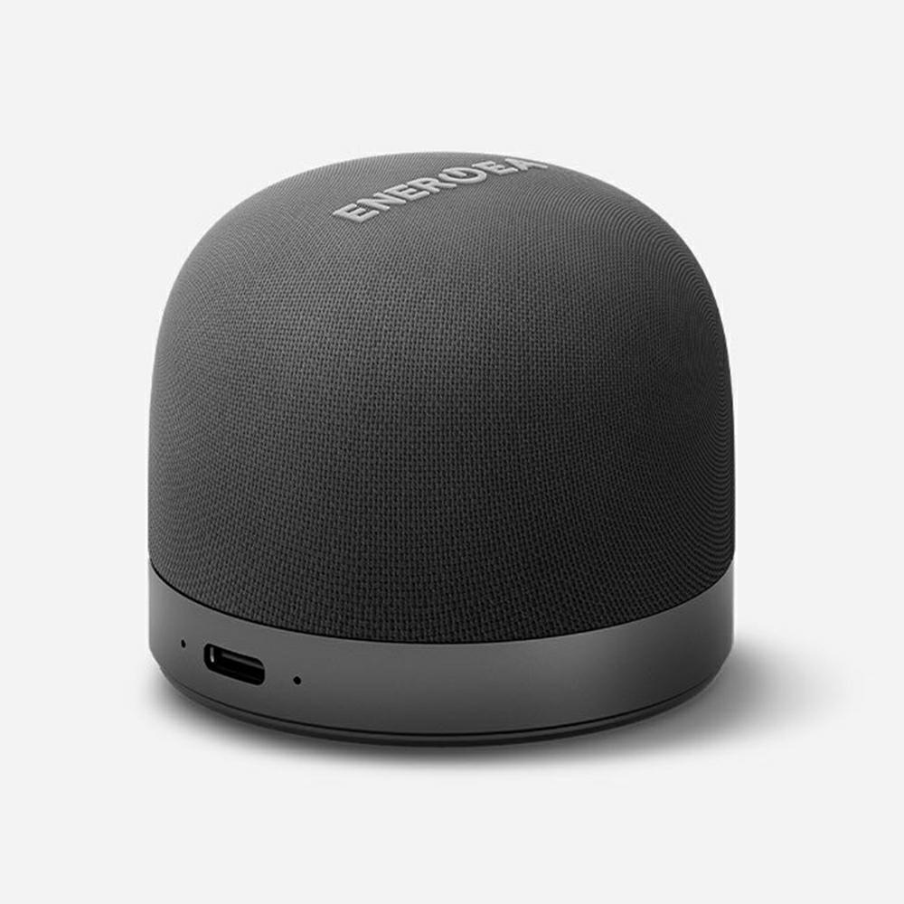 Energea Magaudio Go Plus Qi Magsafe Bluetooth-lautsprecher Mit Graphit-tragegurt